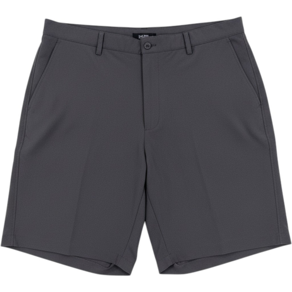 FootJoy Mens Performance Golf Shorts Black Size 42 Flat Front Stretch FJ Logo